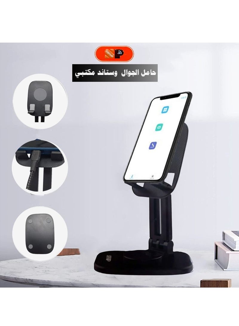 iSNUP Universal Adjustable Cell Phone Holder Black - Image 2