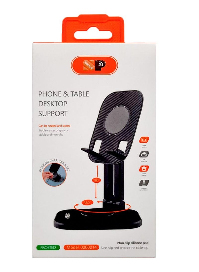 iSNUP Universal Adjustable Cell Phone Holder Black - Image 4