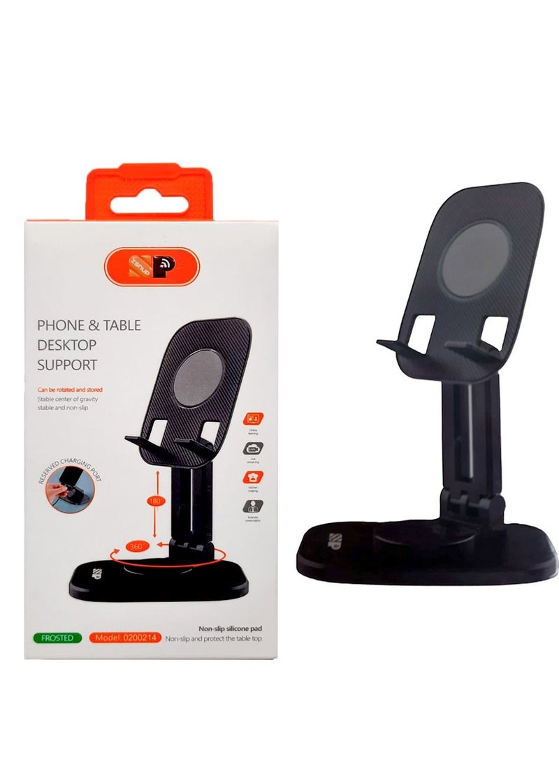 iSNUP Universal Adjustable Cell Phone Holder Black - Image 3