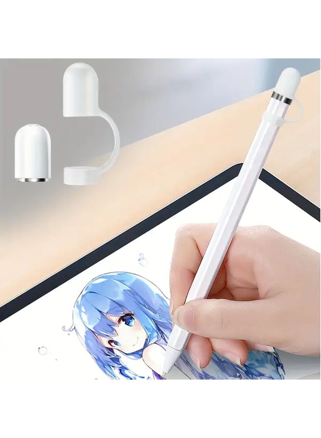 Magnetic Pen Caps Anti Loss Pencil Holder 6pcs Stylus Silicone Case Accessories - Image 3