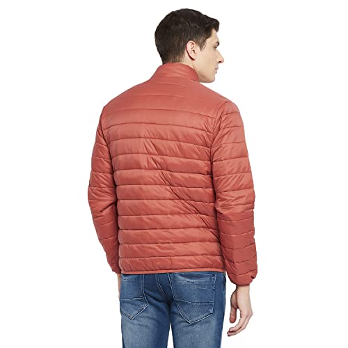Duke Men's Nylon Standard Length Bomber Jacket (WSDZ834_Rust_L) - Image 3