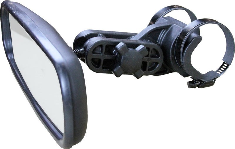 ATV Tek CLEARVIEW™ UTV Rearview Mirror, Black UV resistant Nylon, Designed for and Fits, Honda, Yahama, Polaris, Kawaski, CF Moto with Round Mount Tubing. - Image 4