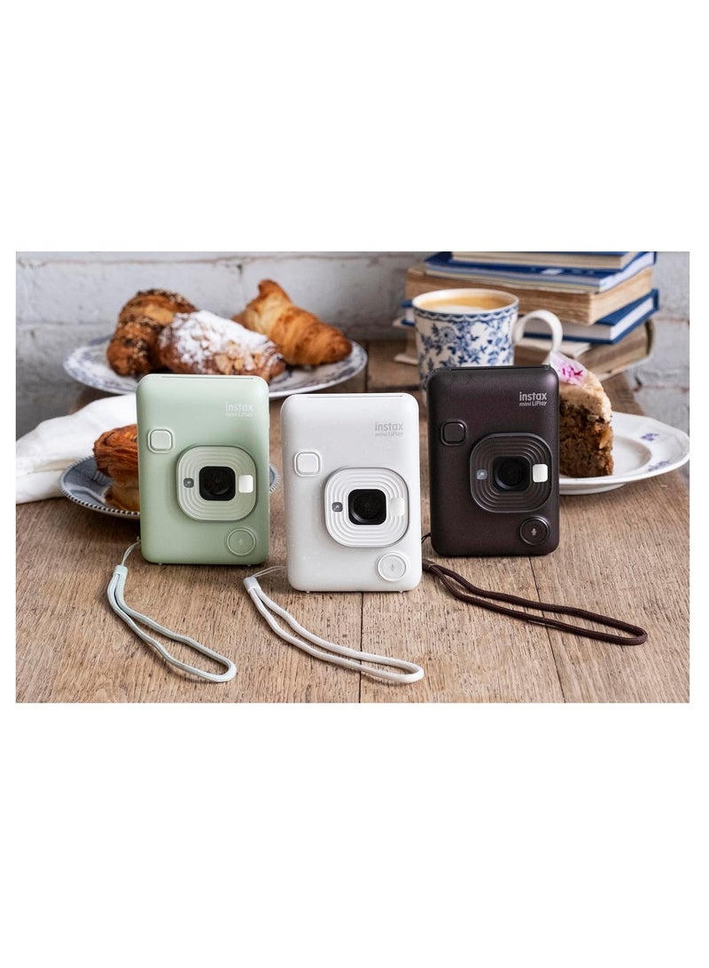 Instax Fujifilm INSTAX Mini LIPLAY Hybrid Instant Camera Misty White  - Image 3