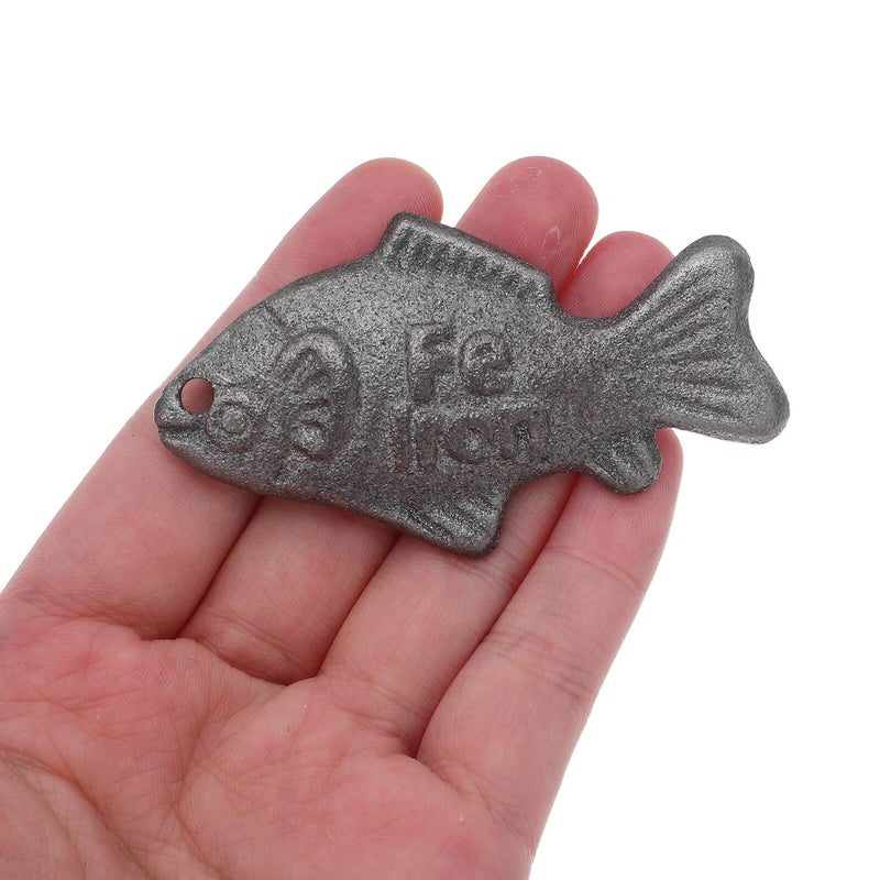 Iron Fish Cooking Tool 4pcs Set with Hanging Hole for Natural Iron Supplement Reusable for Vegans and Athletes - Image 5