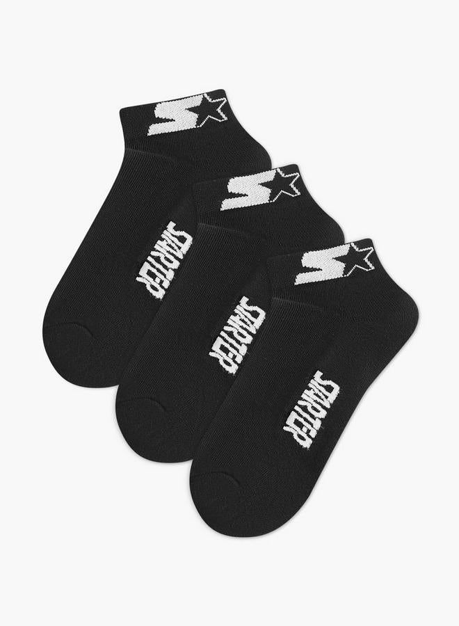 STARTER Set of 3 - Starter Logo Print Ankle Length Socks - Image 1