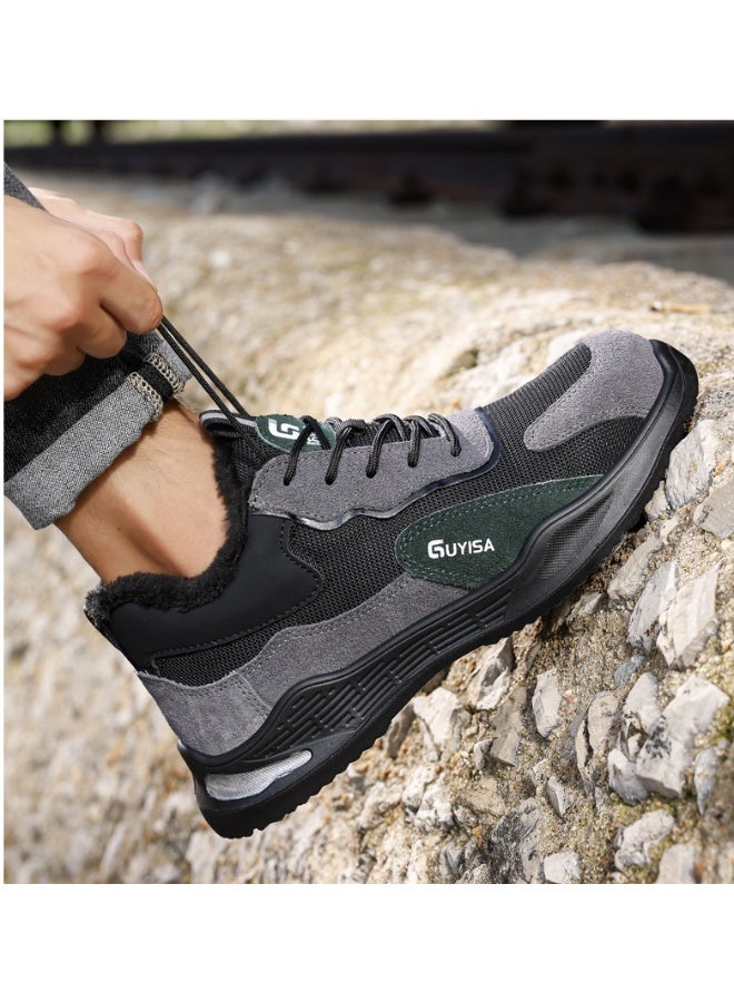 GUYISA Fashion Safety Shoes Men Boots Steel Toe Shoes Men Puncture-Proof Work Sneakers Male Shoes Work Boots Indestructible Footwear - Image 2