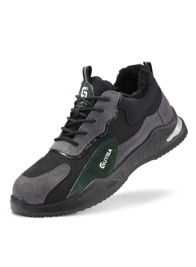 GUYISA Fashion Safety Shoes Men Boots Steel Toe Shoes Men Puncture-Proof Work Sneakers Male Shoes Work Boots Indestructible Footwear - Image 1
