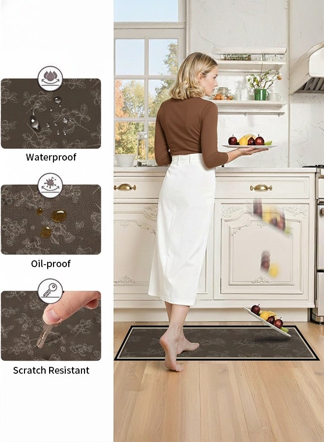 AiQi Waterproof Anti-Slip Kitchen Floor Mat Set of 2 (50×80cm + 50×150cm) | Soft Anti-Fatigue Comfort Rugs for Kitchen, Bedroom & Entrance - Image 5