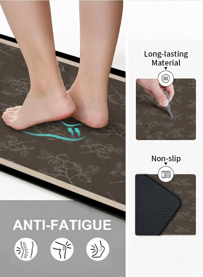 AiQi Waterproof Anti-Slip Kitchen Floor Mat Set of 2 (50×80cm + 50×150cm) | Soft Anti-Fatigue Comfort Rugs for Kitchen, Bedroom & Entrance - Image 4