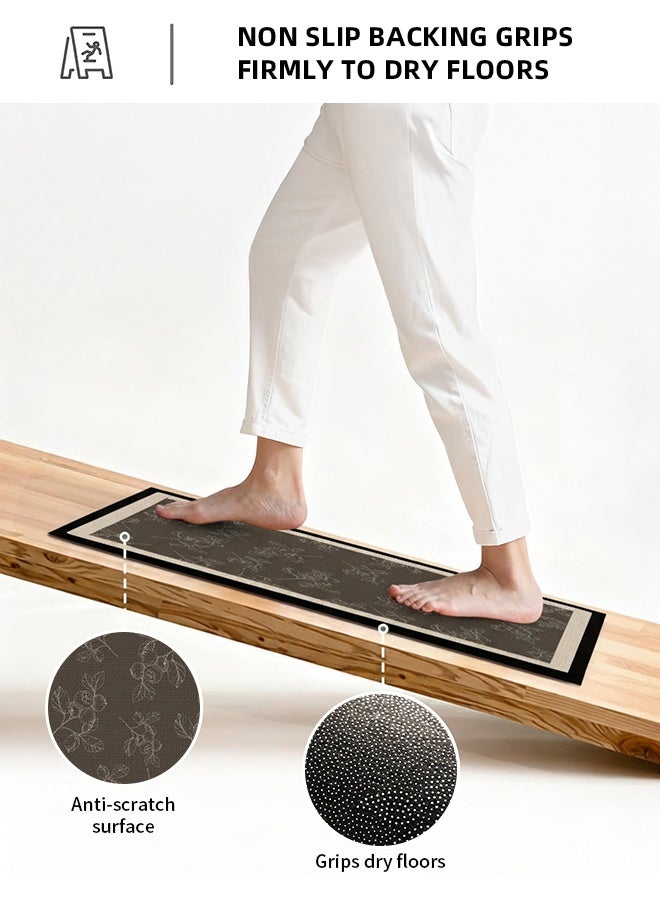 AiQi Waterproof Anti-Slip Kitchen Floor Mat Set of 2 (50×80cm + 50×150cm) | Soft Anti-Fatigue Comfort Rugs for Kitchen, Bedroom & Entrance - Image 2