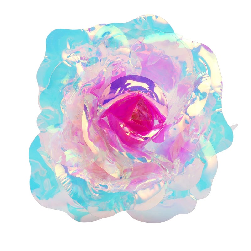 Warmtree 15 Pcs 24K Galaxy Rose Colorful Artificial Flowers Rainbow Rose Flower Forever Rose Best Gifts for Mother's Day Thanksgiving Valentine's Day Girl's Birthday Party, Gradient Color - Image 3