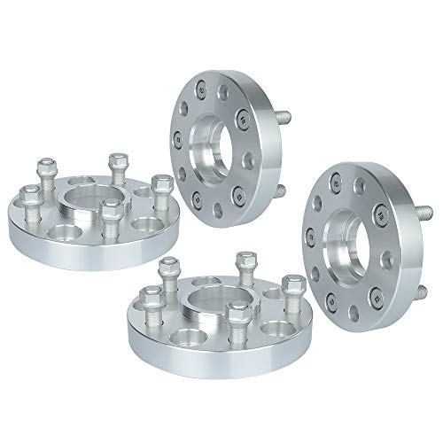 IRONTEK 5x127mm Wheel Spacers 1in 715mm Bore 14x15 Studs 5x5 to 5x5 Hubcentric Spacers Adapter Compatible for 20122016 Dodge Durango SUV Truck 20182011 Jeep Grand Cherokee SRT8 25mm 4 Pcs