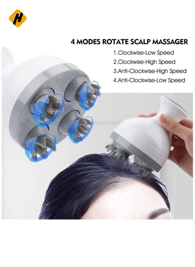 Generic Head Massager, Electric Scalp Massager, for Stimulating Hair Growth Stress Release, Full Body Massage, Fathers Day Gift  - Image 2