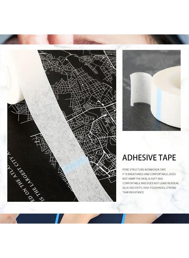 JIAROU 9 Rolls Flexible  White Tape Breathable Nose Tape，Micropore Tape, Paper tape medical, Self Adhesive First Aid Bandages for Wound Injuries Swelling - Image 4