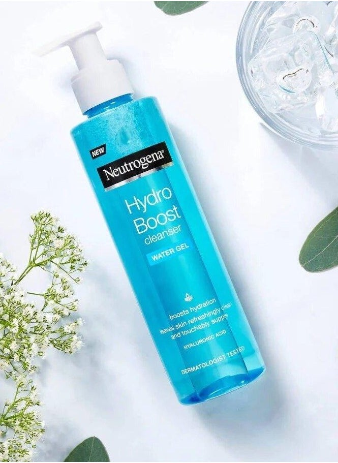 Neutrogena naturals - Neutrogena Cleansing Water Gel Hydro Boost Normal To Dry Skin Blue 200ML - Image 1