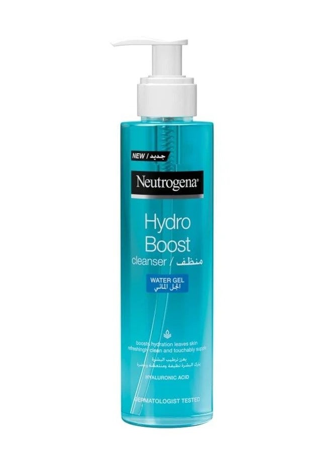 Neutrogena naturals - Neutrogena Cleansing Water Gel Hydro Boost Normal To Dry Skin Blue 200ML - Image 1