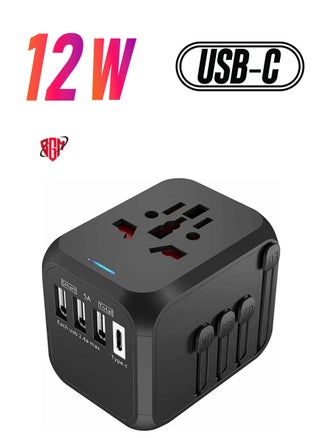Universal Travel Adapter Plug with 3 USB & 1 Type-C Port,Fast Wall Plug Adapter Socket with UK/EU/AU/US Plugs,Multiport Charger Plug Converter - pzsku/ZE89F5E7C02194B01D7B0Z/45/_/1738267217/14355a08-1cce-4887-843b-d71418bea9c4