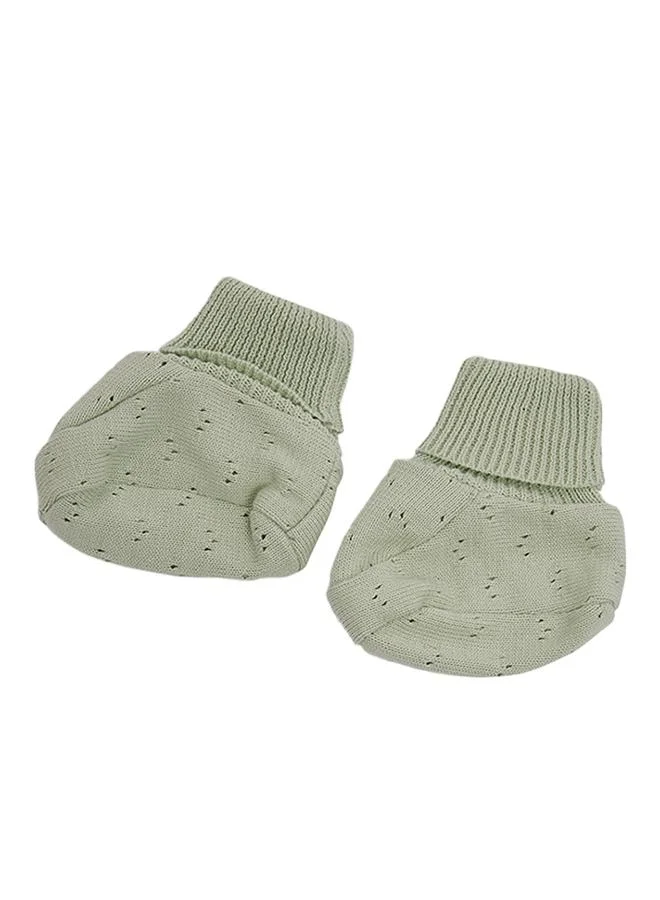Babies & More Babies & More Newborn Boys Green Booties