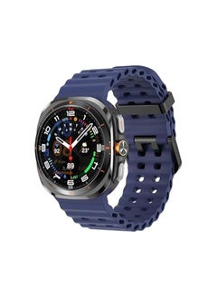 Silicone Band For Galaxy Watch 7 Ultra Bands 47mm (2024) - Blue