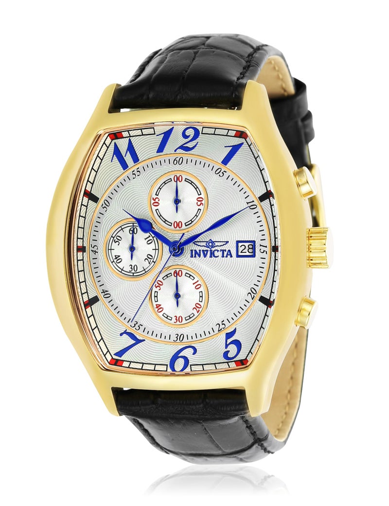 Invicta ساعة إنفيكتا للرجال 14330 بتصميم تونيو مع مجموعة أحزمة جلدية من 3 ألوان - Image 1