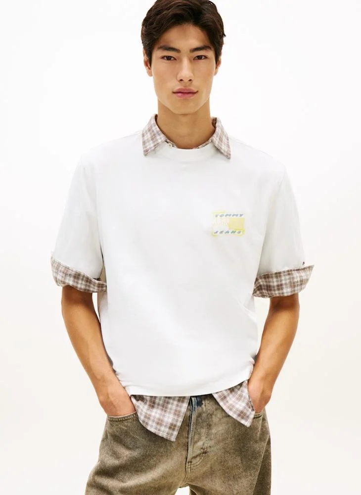TOMMY JEANS 90s Back Bubble Logo Jersey T-Shirt