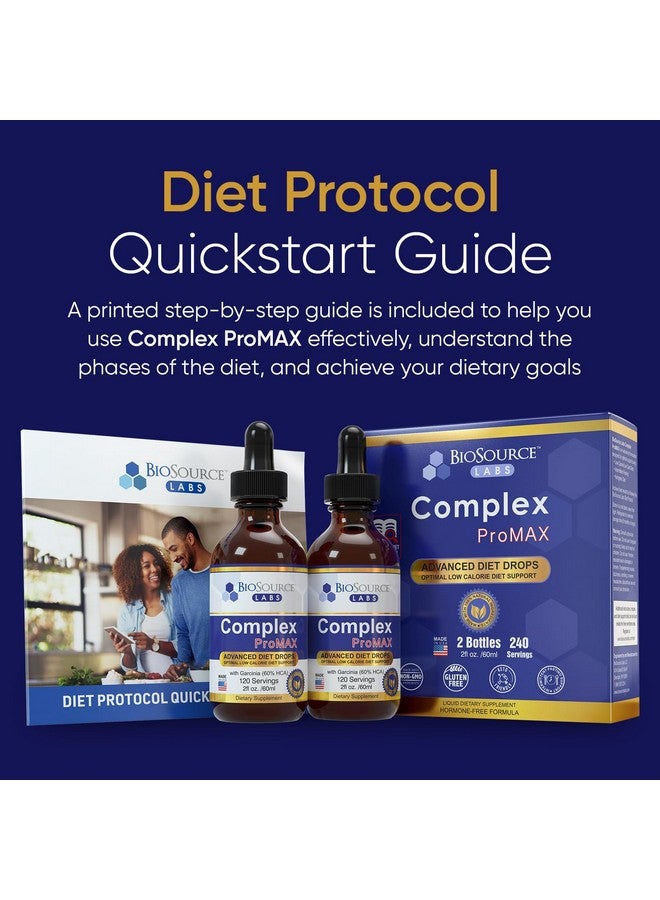 BioSource Labs Complex ProMAX Premium Diet Drops 2 oz (2 Bottle Pack) - 60 Day Supply - Image 2