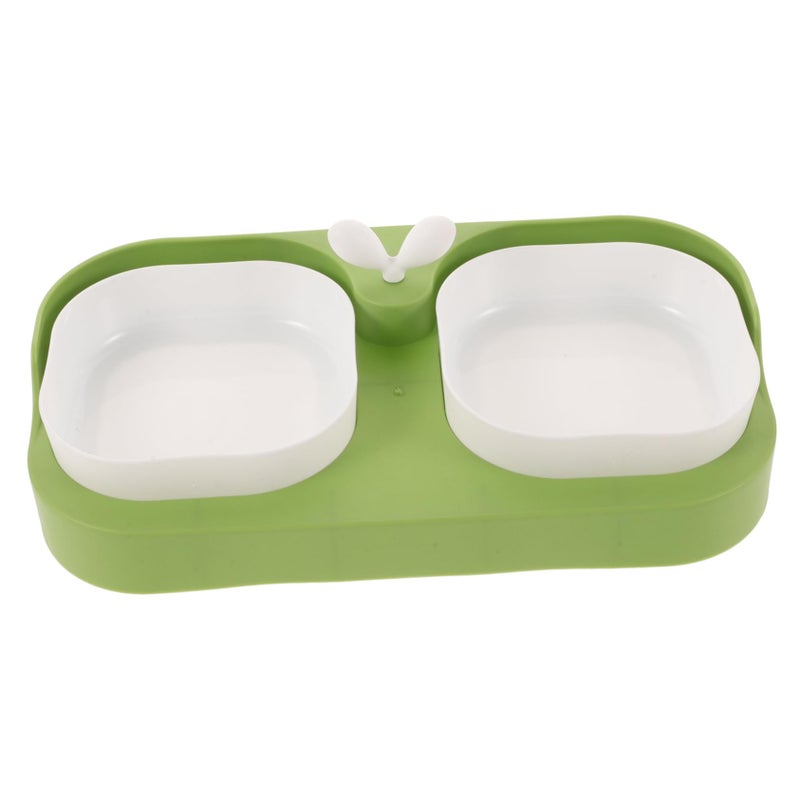 Cute Cat And Dog Food Water Bowl Set Non Slip Easy Clean Design - Image 2