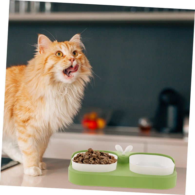 Cute Cat And Dog Food Water Bowl Set Non Slip Easy Clean Design - Image 4