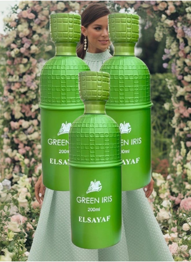 IRIS 3 Pieces Green Iris Perfume 200ML  - Image 1
