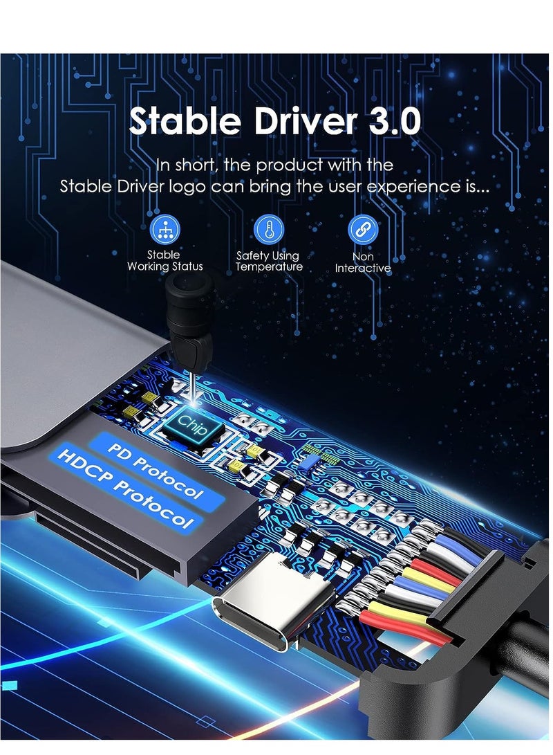 7-In-1 Multiport Usb C Hub (With 4K Hdmi, Usb-C, 2 X Usb A, 3.5mm Audio, Sd 3.0 Slot, And Micro-Sd 3.0 For Macbook Pro, Macbook Air, Ipad Pro, Xps And More - Image 3