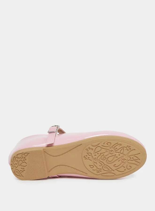 Styli Styli Embellished Ballerinas with Buckle Closure