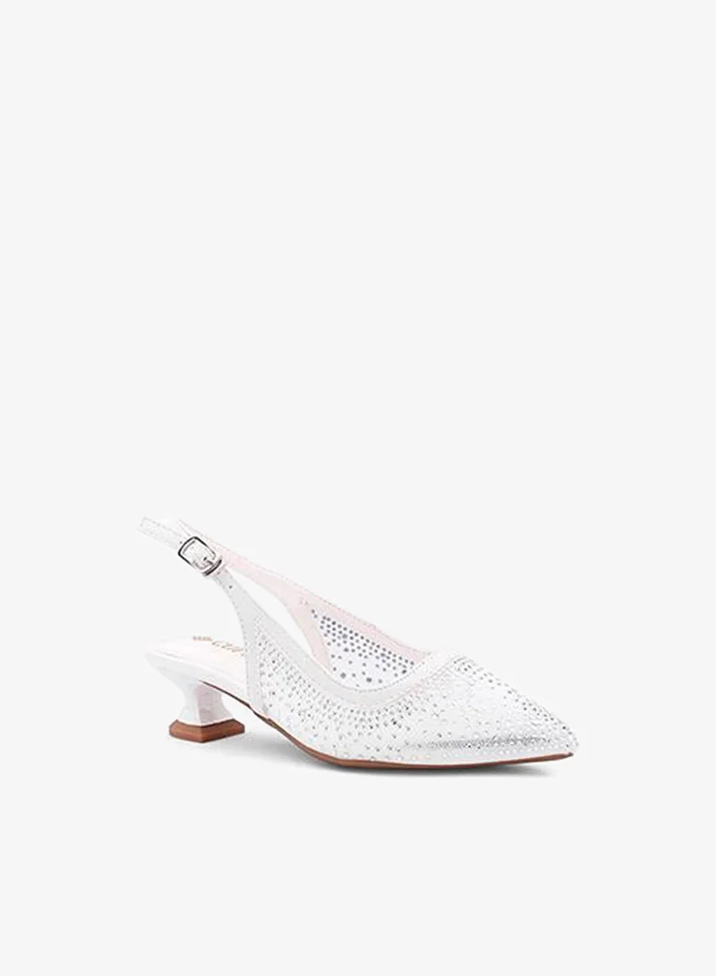 Cuple Girls Block Heel Mule Heels