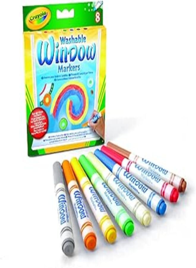 Crayola Wash.Win.Marker 8Pc/58-8165