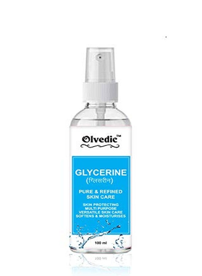 OLVEDIC Pure & Natural Oil Glycerine for Skin Hydrating And Moisturizing, Color-Treated-Hair (Combination Skin) 100 ml - Image 1