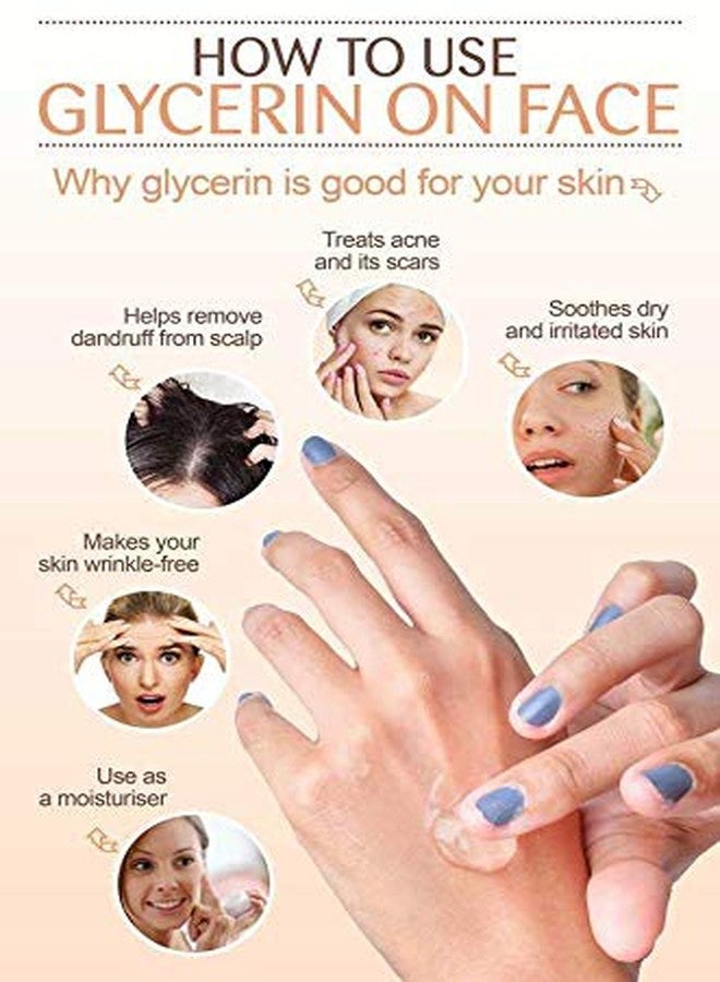 OLVEDIC Pure & Natural Oil Glycerine for Skin Hydrating And Moisturizing, Color-Treated-Hair (Combination Skin) 100 ml - Image 5