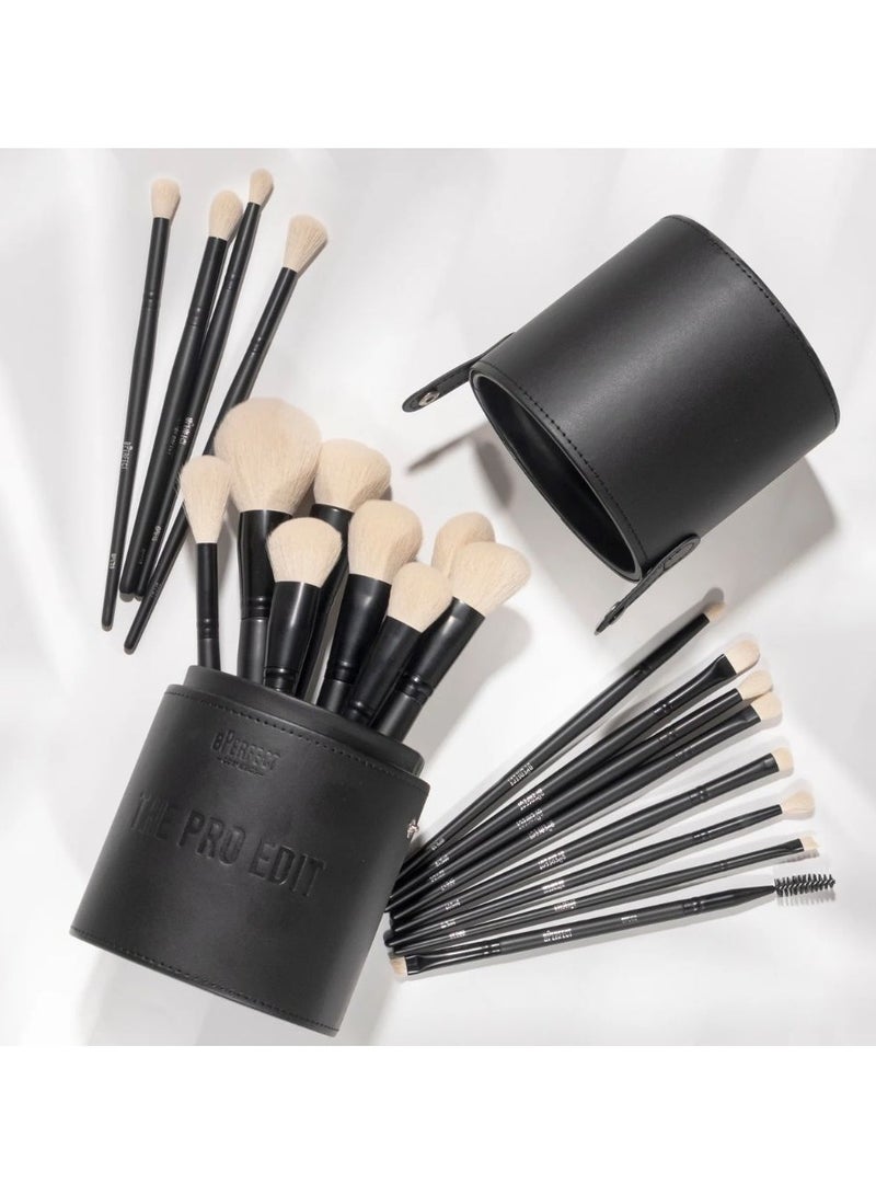 بي بيرفيكت مجموعة فرش المكياج الفاخرة من بي بيرفكت ذا برو إديت - 20 قطعة - وحدة واحدة - Image 2