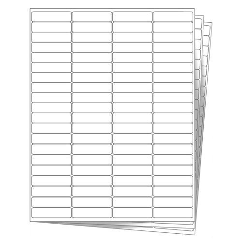 EcoSwift 400 EcoSwift Shipping Labels 1 3/4 x 1/2 inches Mailing Address Return Inventory Blank White Self Adhesive for Laser Inkjet Printer 1.75 x 0.5 - Image 2