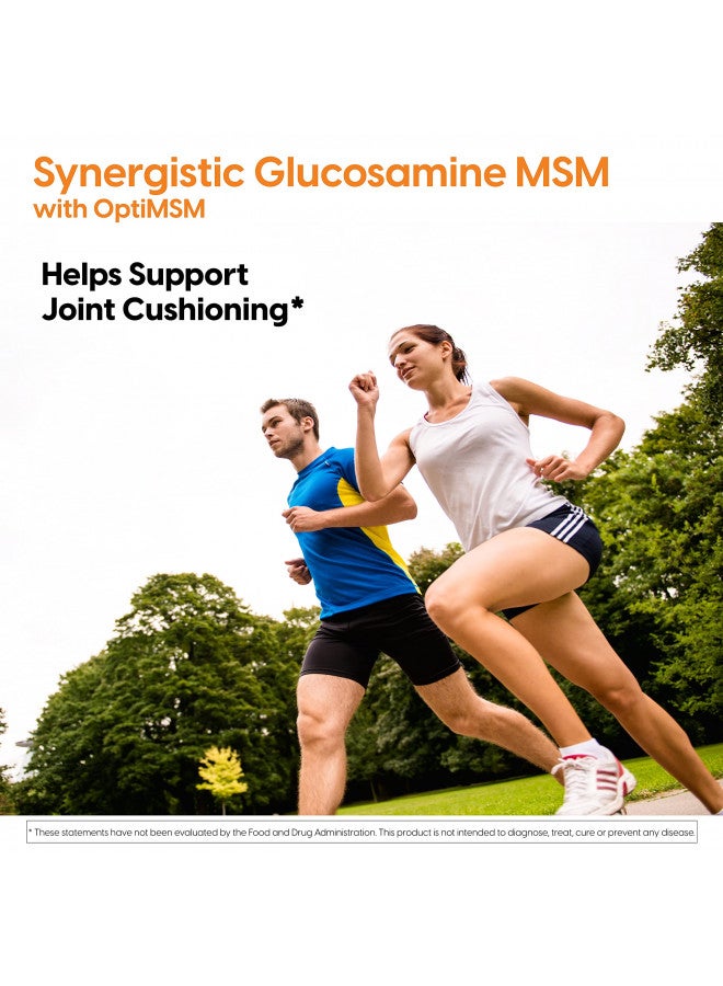 Doctor's BEST Doctor's Best Synergistic Glucosamine MSM with OptiMSM, Non-GMO, Gluten Free, Soy Free, Joint Support, 180 Caps (DRB-00070)  - Image 3
