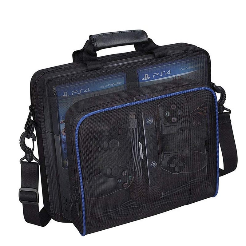 DS-Space Carrying Case for PS4, New Travel Storage Carry Case, PlayStation Protective Shoulder Bag Handbag for PS4 PS4 Slim System Console and Accessories - Image 2