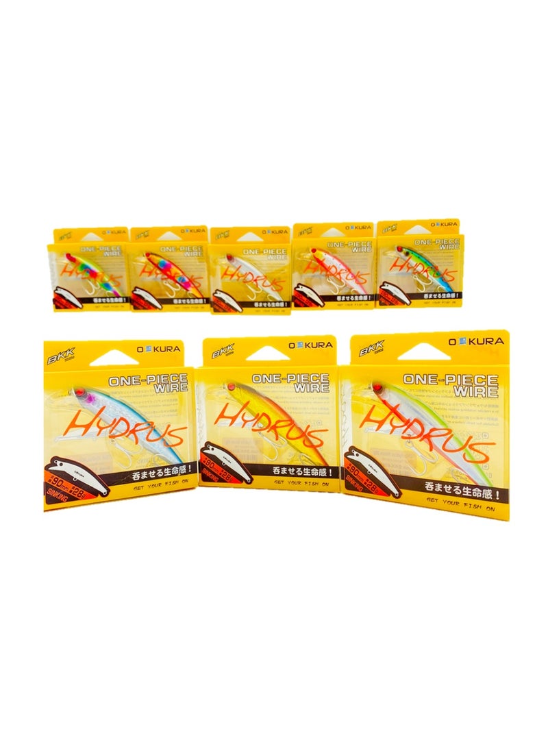 Oakura Hydrus Fishing Lure 90mm Sinking Lure, 28g Weight, BKK Hooks 10 Mesmerizing Colors - pzsku/ZE8A01201A88E527463D4Z/45/_/1718798262/bdbf64cd-3827-4805-93b1-c51624c355bb