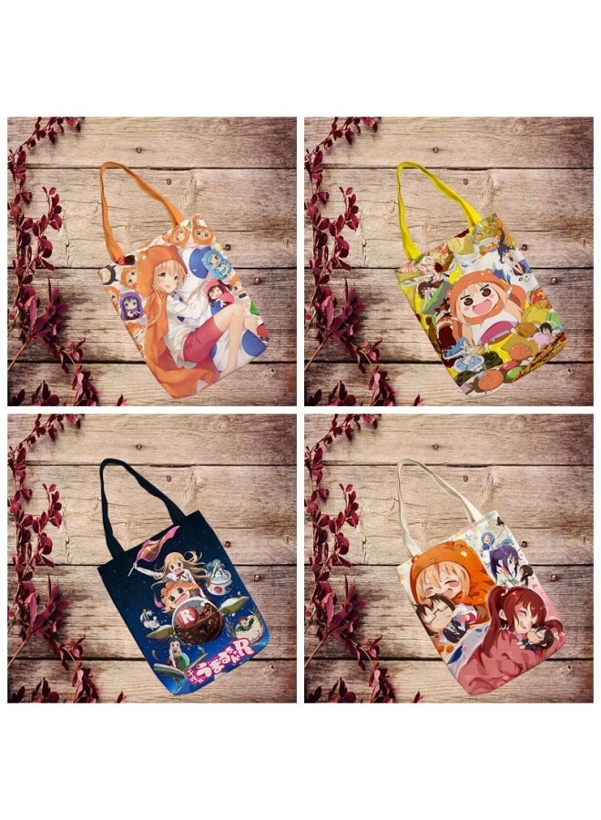Single Shoulder Bag Can Be Customized Multi-pattern Cartoon Cute Cartoon Bag Dry Girl Small Buried Shopping Bag-Color:4 - Image 2
