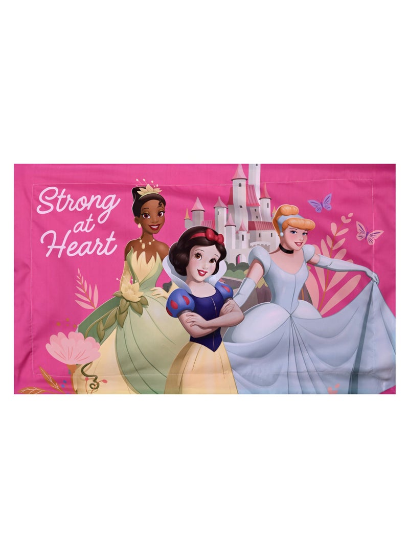 Disney Princess MIX PRINCESS 5-in-1 Baby Comforter Set – Brushed Microfiber, Polyester Shell – Pink - Image 4