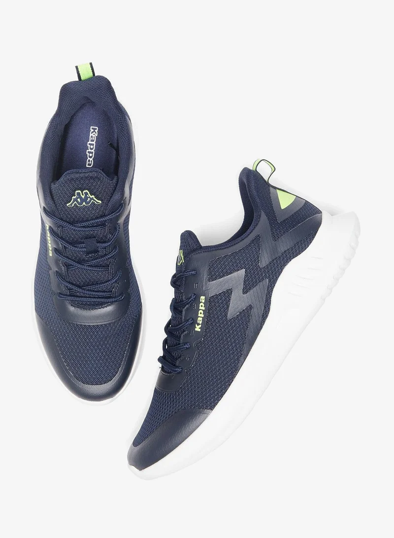 كابا سنيكرز رجالي برباط بنقشة جلد الثعبان وكاحل منخفض