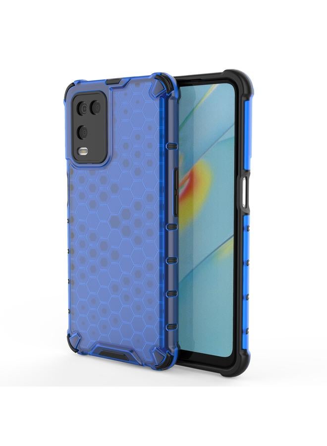 erorex Case For OPPO A54 4G Shockproof Honeycomb PC + TPU Case - Image 1