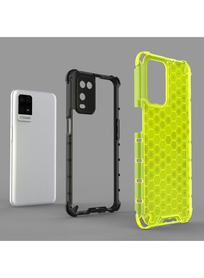 erorex Case For OPPO A54 4G Shockproof Honeycomb PC + TPU Case - Image 5