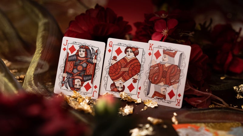 Bicycle Red Dragon Gold Foil Premium Playing Cards, 1 Deck - Image 4