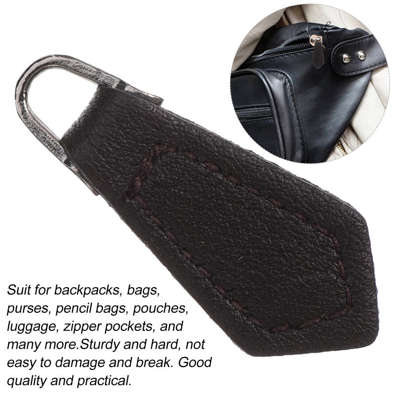 20PCS Leather Zipper Zipper Useful DIY Luggage Bag Accessories - Image 3
