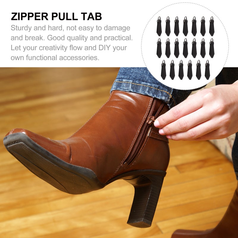 20PCS Leather Zipper Zipper Useful DIY Luggage Bag Accessories - Image 5