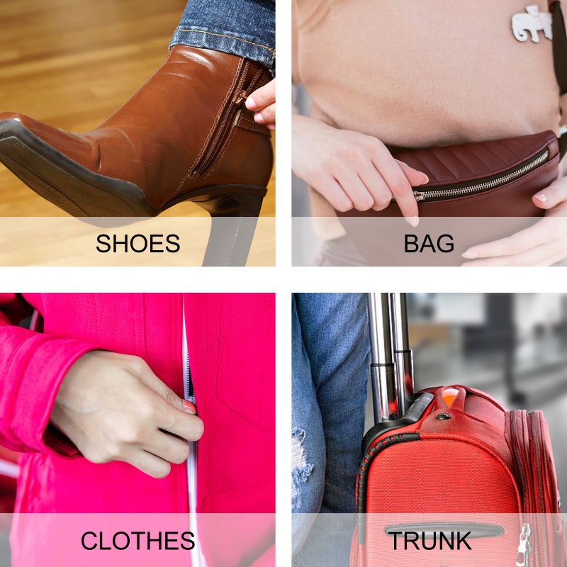 20PCS Leather Zipper Zipper Useful DIY Luggage Bag Accessories - Image 4