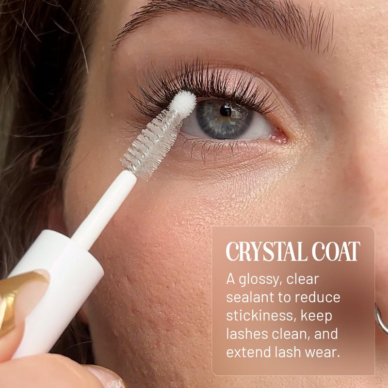 Lilac St. - Lilac Lash Crystal Coat - Glossly & Clear Lash Sealant - Long Lasting Lash Application - Extend Wear - Brush Applicator Tip - Waterproof - Cruelty Free, Vegan, Women Founded - 0.16 fl oz - Image 2
